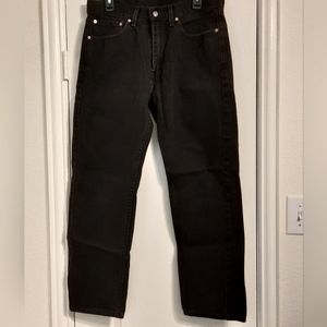 Levi's 505 Black Jeans